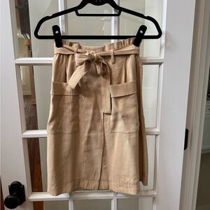 Catherine Malandrino Paperbag Waist Cargo Skirt